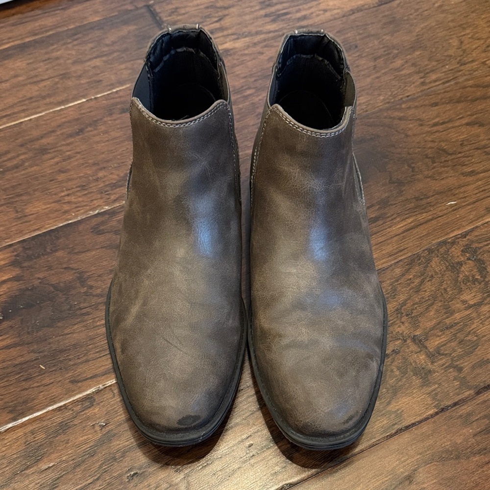 Steve Madden Dark Brown Men's Boots sz 8.5 - Picture 3 of 10